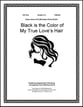 Black is the Color of My True Love's Hair Orchestra sheet music cover